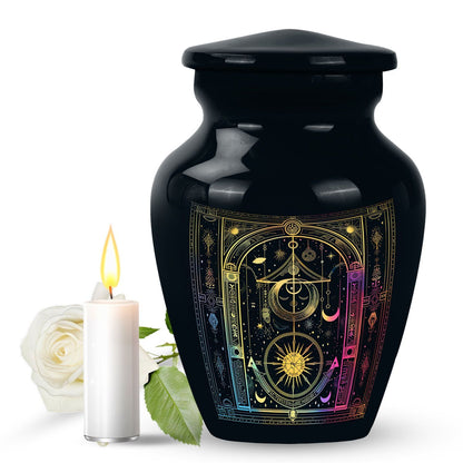 Classic 10-inch abstract zodiac Urn 