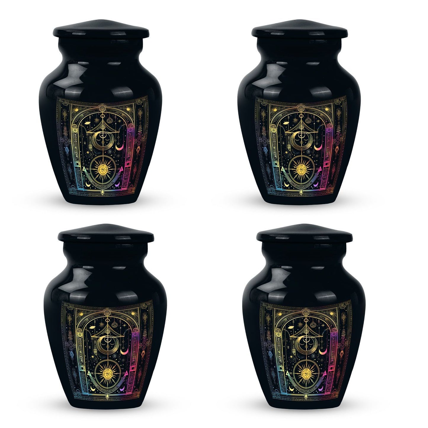 Classic 10-inch abstract zodiac Urn 