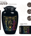 Classic 10-inch abstract zodiac Urn 