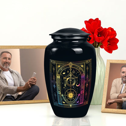 Classic 10-inch abstract zodiac Urn 