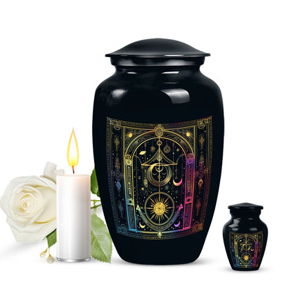 Classic 10-inch abstract zodiac Urn 