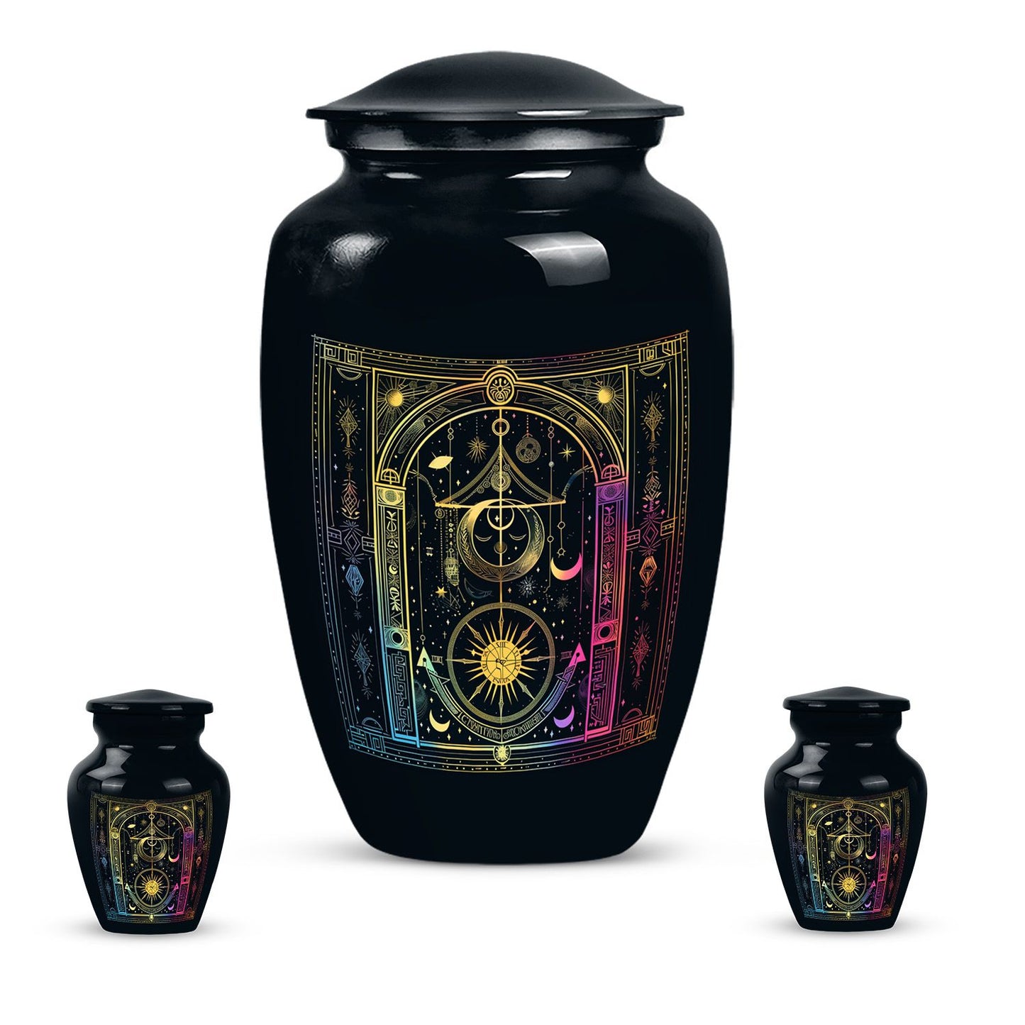 Classic 10-inch abstract zodiac Urn 
