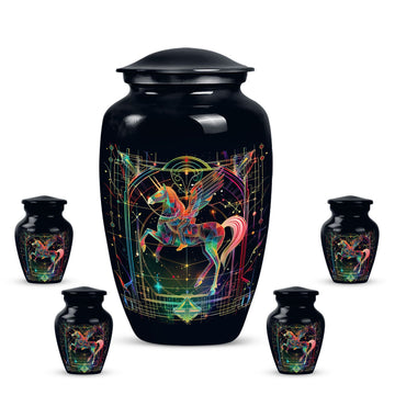 Large Urn with 4 Small Urn