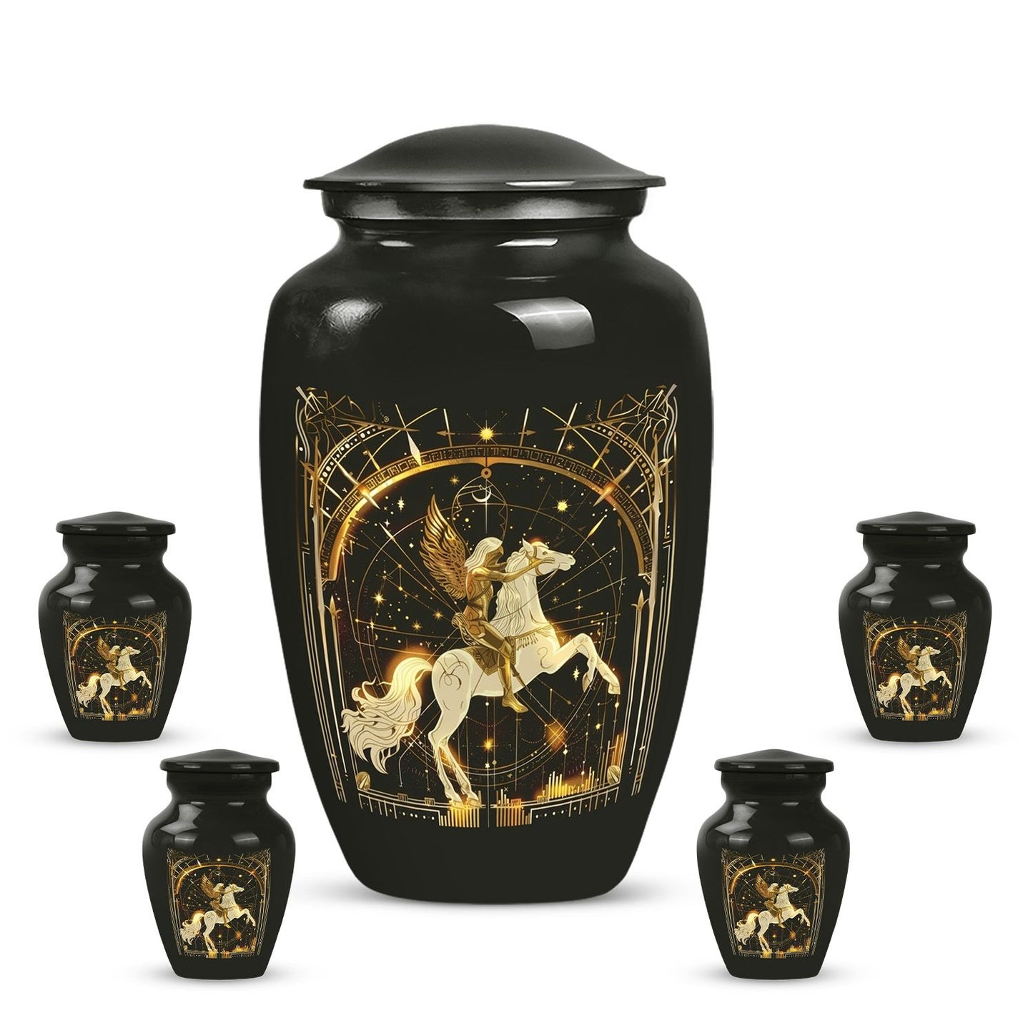 Zodiac Burial Urn for Adult Ashes