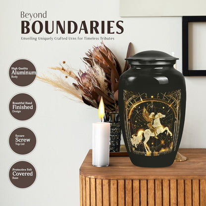 Zodiac Burial Urn for Adult Ashes