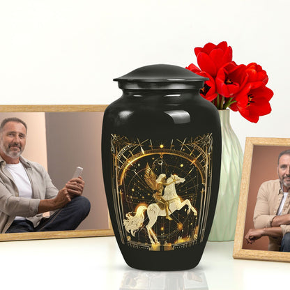 Zodiac Burial Urn for Adult Ashes