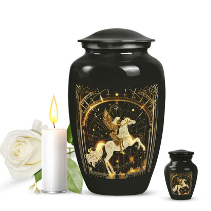 Zodiac Burial Urn for Adult Ashes