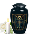 zodiac urn for adult female ashes.