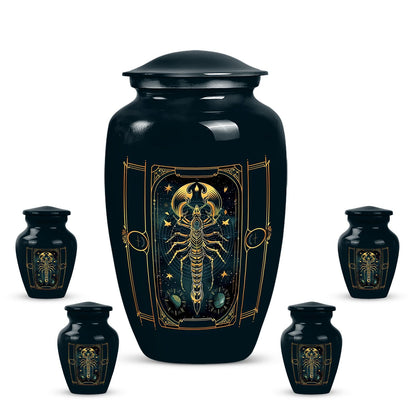 zodiac urn for adult female ashes.