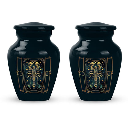 zodiac urn for adult female ashes.