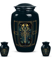 zodiac urn for adult female ashes.