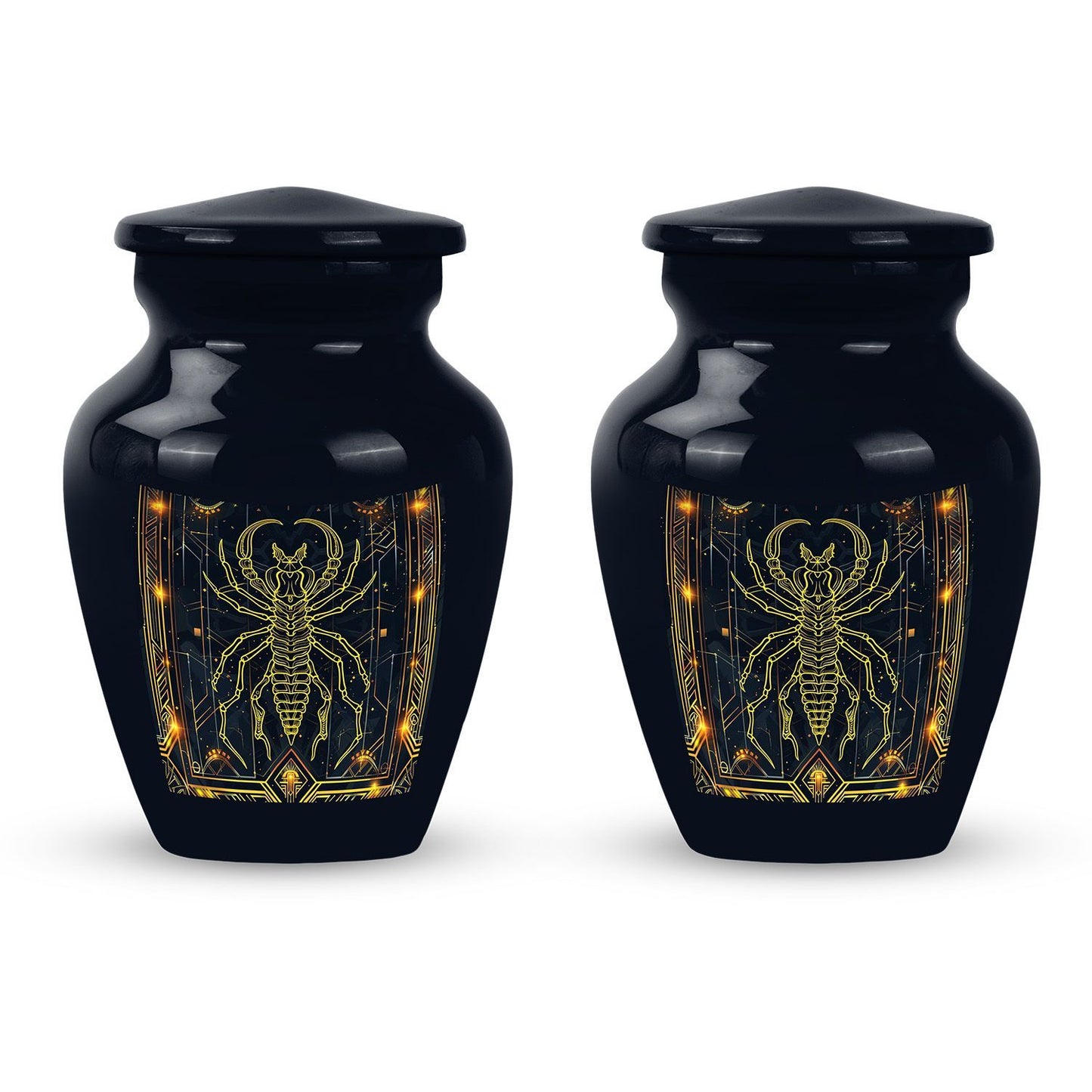 Classic design 10inch Zodiac Urn for cremation ashes