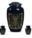Classic design 10inch Zodiac Urn for cremation ashes