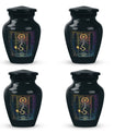Abstract zodiac urn for adult female cremation ashes