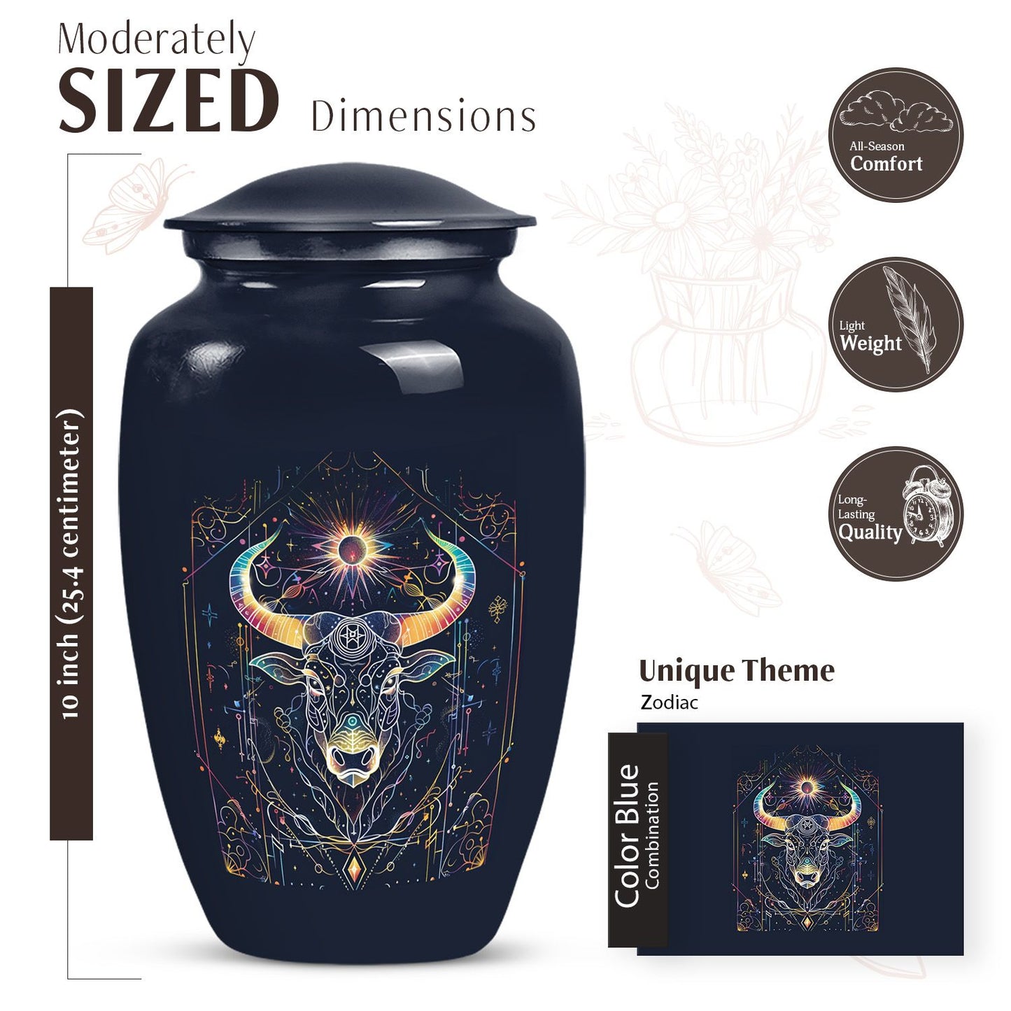 Zodiac urn