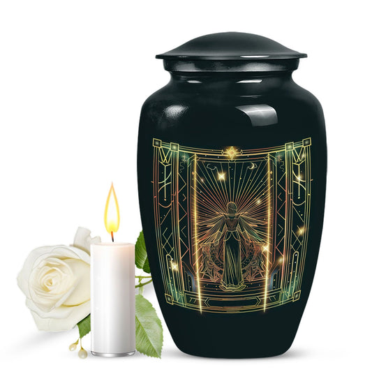 10-Inch zodiac urn.