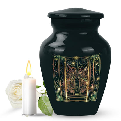 10-Inch zodiac urn.