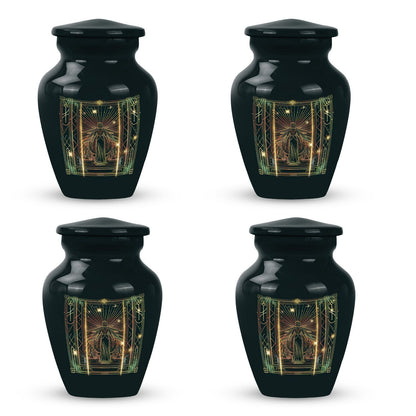 10-Inch zodiac urn.