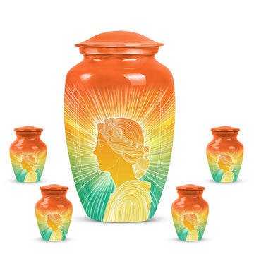 Large Urn with 4 Small Urn