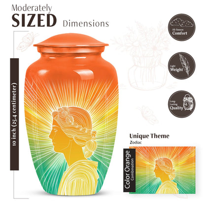 zodiac urn for human ashes 
