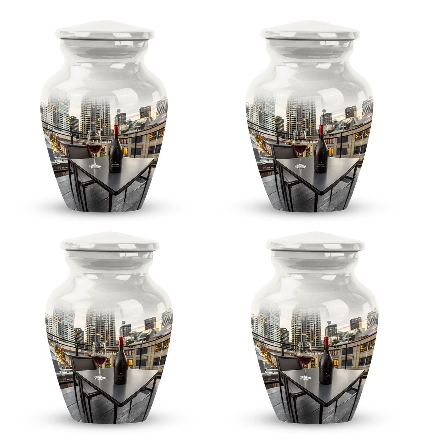 10 inch wine urn, memorial adult urns for ashes.