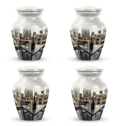 10 inch wine urn, memorial adult urns for ashes.