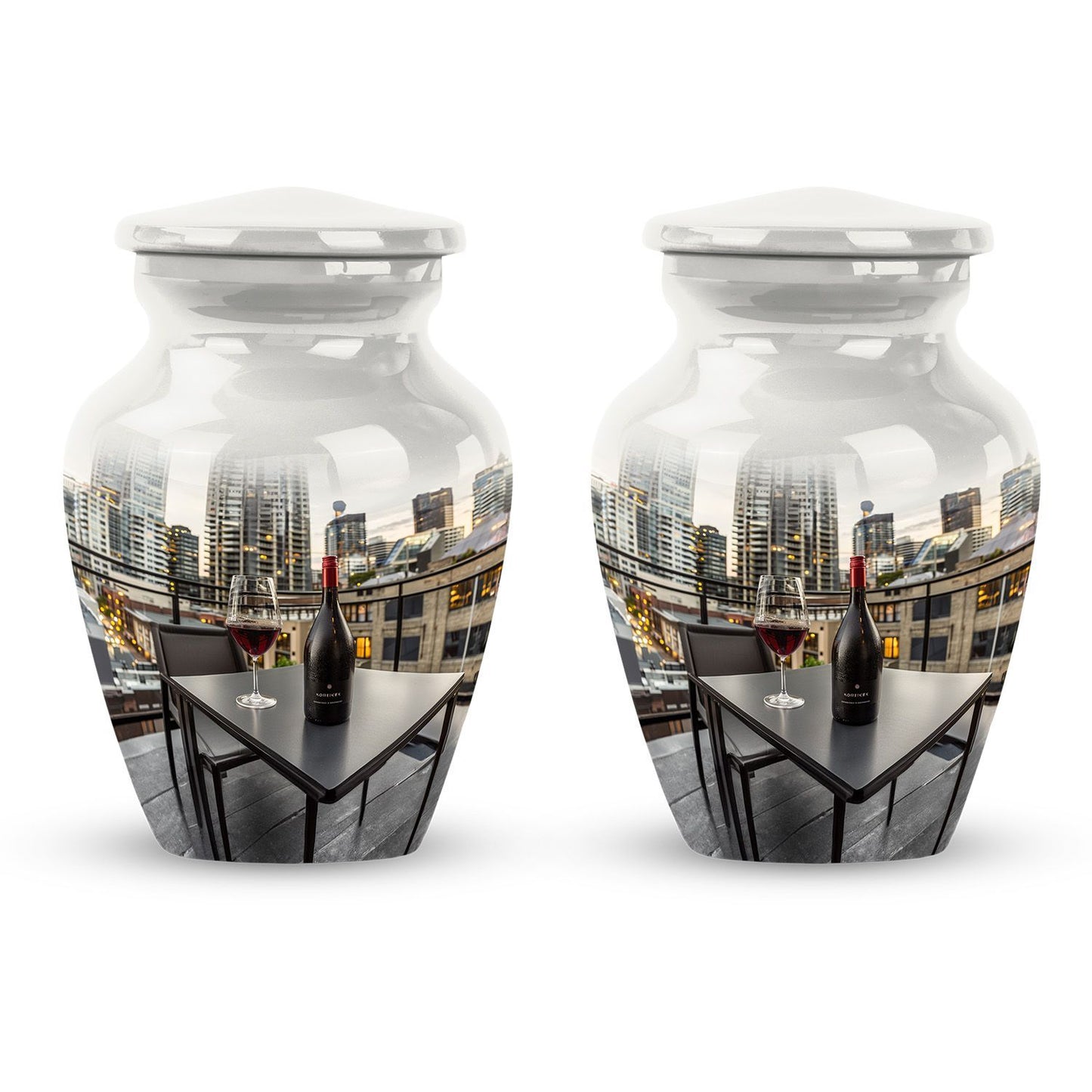 10 inch wine urn, memorial adult urns for ashes.