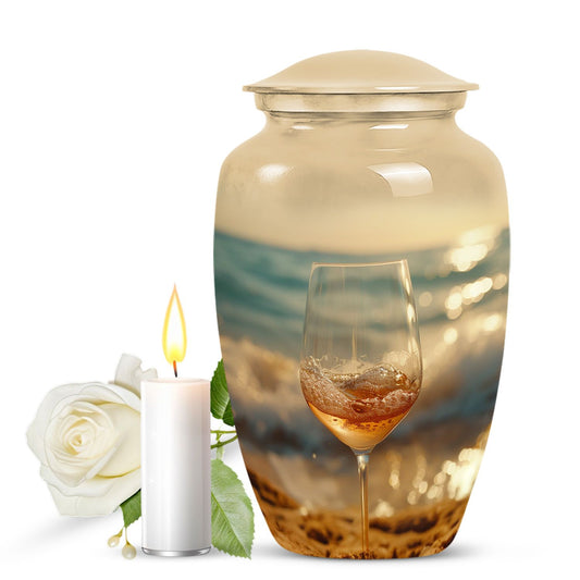 10 inch classic design wine urn for cremation