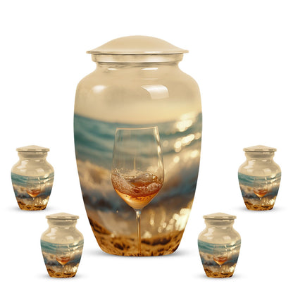 10 inch classic design wine urn for cremation