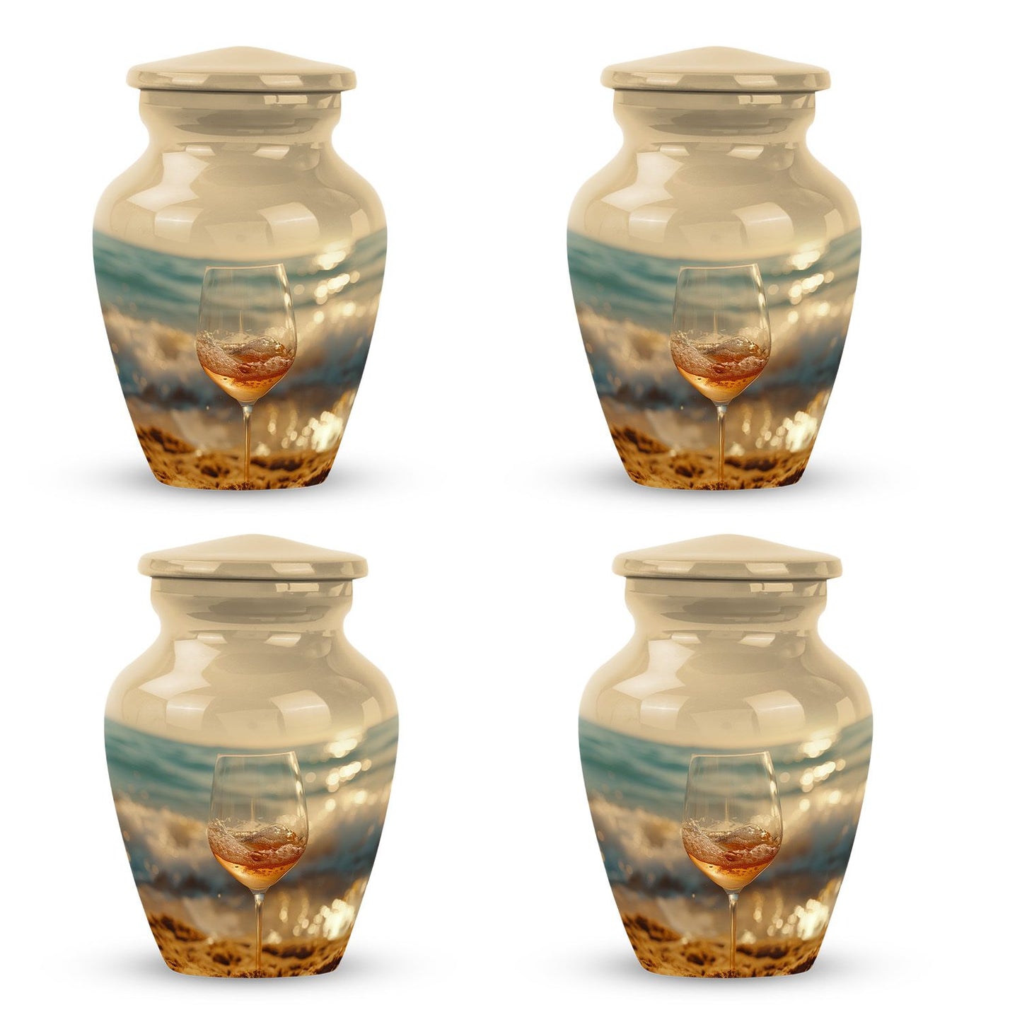 10 inch classic design wine urn for cremation