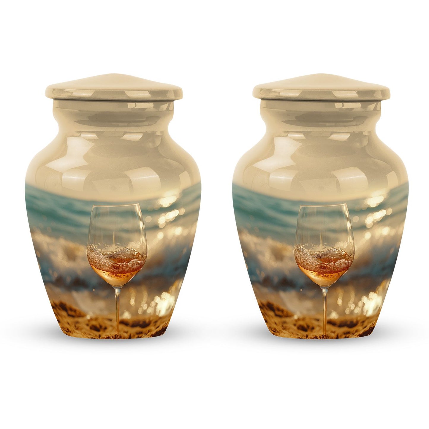 10 inch classic design wine urn for cremation