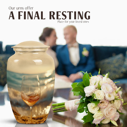 10 inch classic design wine urn for cremation
