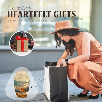 10 inch classic design wine urn for cremation