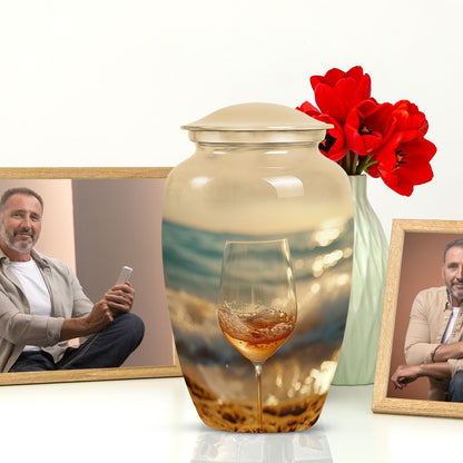10 inch classic design wine urn for cremation