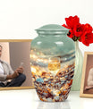 10-inch classic wine urn for mom,.