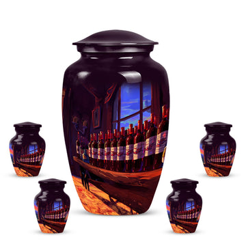 Large Urn with 4 Small Urn