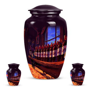 Large Urn with 2 Mini Urn