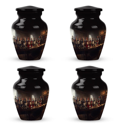 Classic wine urn for an adult male