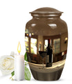 classic wine urn for dad's ashes