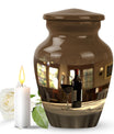 classic wine urn for dad's ashes