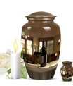 classic wine urn for dad's ashes