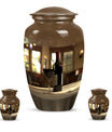 classic wine urn for dad's ashes