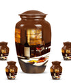 10-inch classic wine urn.