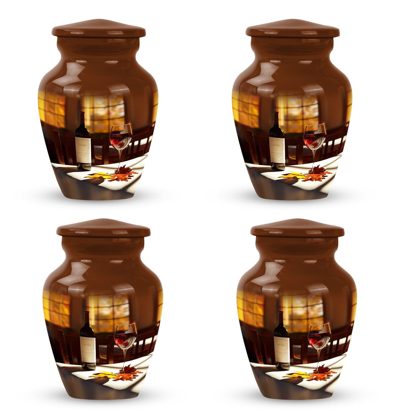 10-inch classic wine urn.