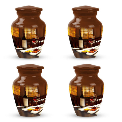 10-inch classic wine urn.