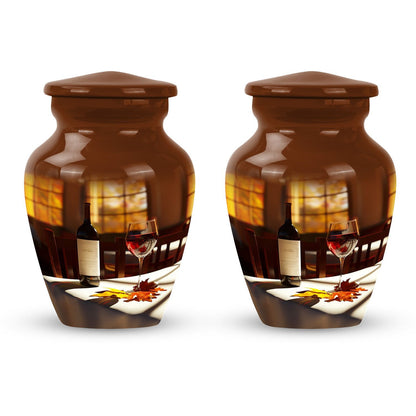 10-inch classic wine urn.