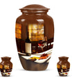 10-inch classic wine urn.