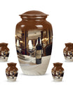 10 Inch classic aluminum wine urn.