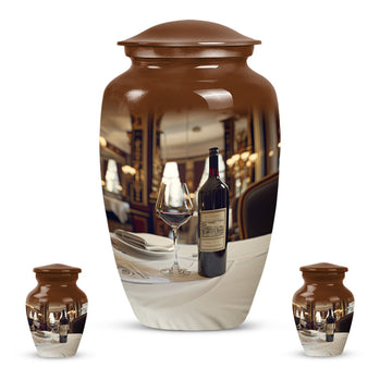 Large Urn with 2 Mini Urn