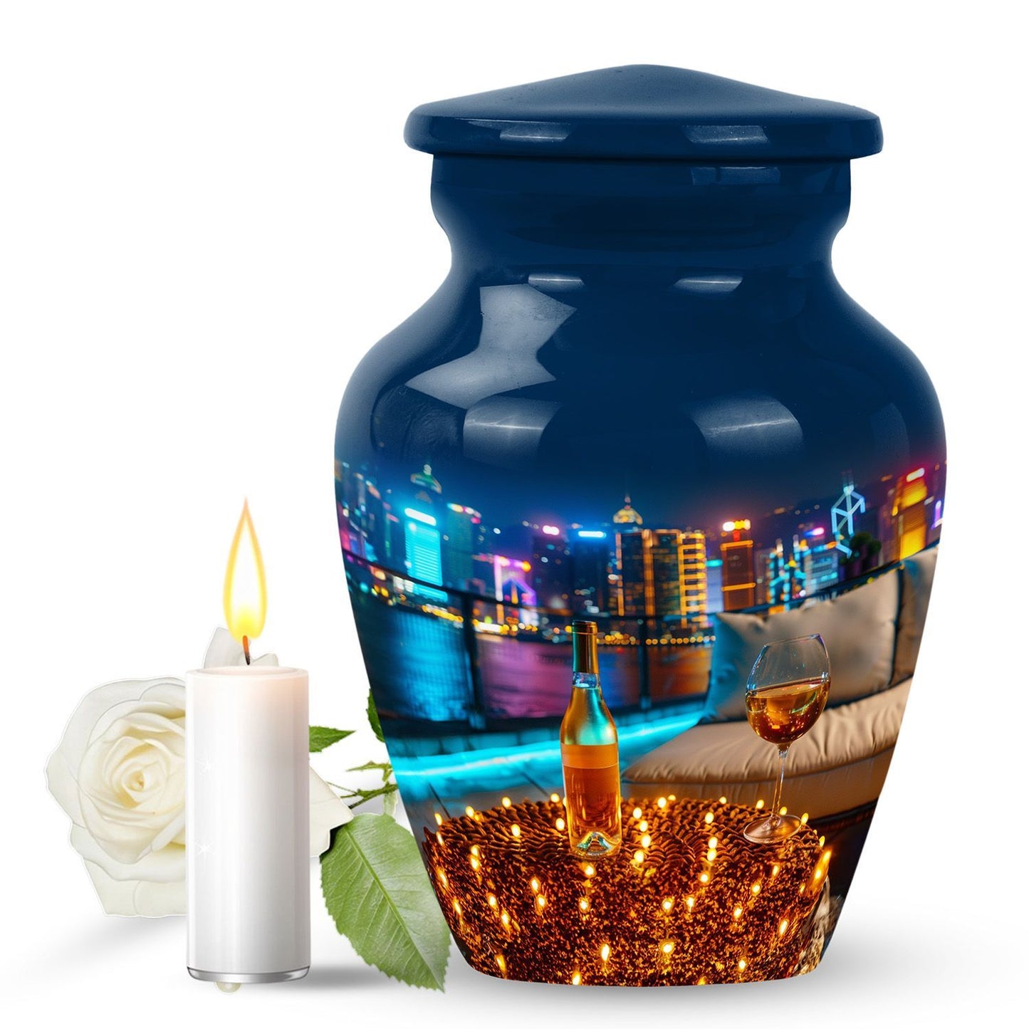  wine urn,